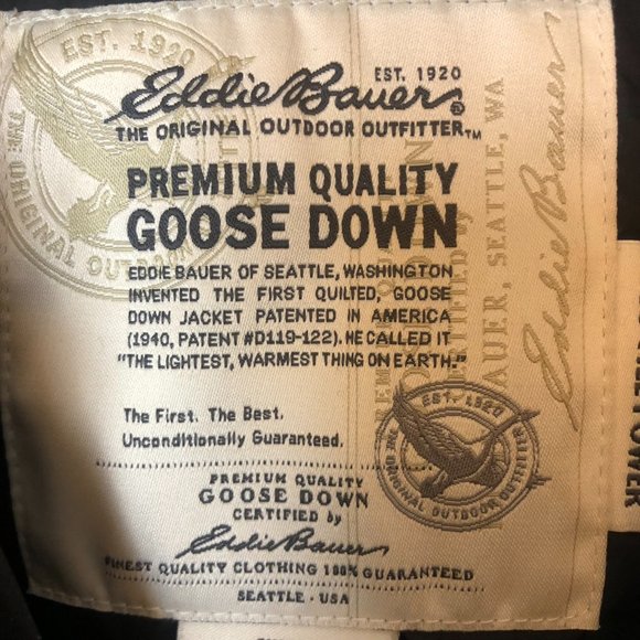 Eddie Bauer 700 Goose Down  Women M TALL Jacket Puffer - Picture 10 of 12